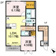 プランドール・越川の間取り画像