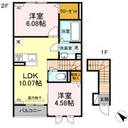 プランドール・越川の間取り画像