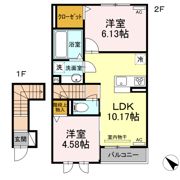 プランドール・越川の間取り画像