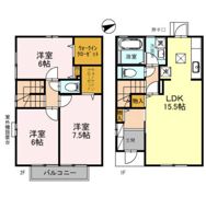 ローズコート中桜塚の間取り画像