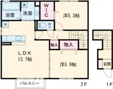 セジュールveryの間取り画像