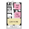 ソシア大口の間取り画像