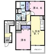 セナ アイランド Aの間取り画像