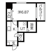 シャンポール内田橋の間取り画像