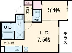 プロヴィデンス東札幌の間取り画像