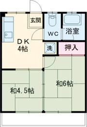 コーポ岡田の間取り画像