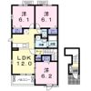 フレックス津 A棟の間取り画像