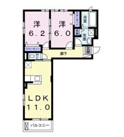 シャルール メゾン Ⅱの間取り画像