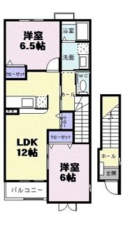 ビバーチェS T棟の間取り画像