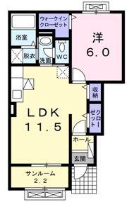 セレッソBの間取り画像