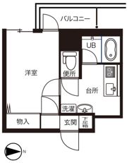 パリ・シャトー本町の間取り画像