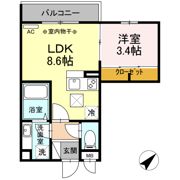 ハイム羽沢横浜国大イレブンの間取り画像