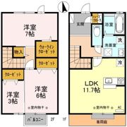 セレッソ大樹の間取り画像
