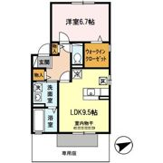 ラパン久宝寺 A棟の間取り画像