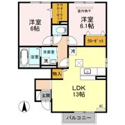 ラ・ブランリュウ伯楽 Ⅱの間取り画像