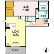 プレリエ モンテ唐湊の間取り画像
