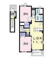 橙Ⅰ棟の間取り画像