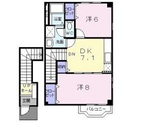 グランドールセレノBの間取り画像