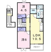 エレガント リヴの間取り画像