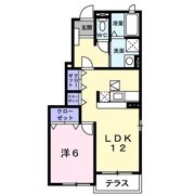 ブルック Ⅰの間取り画像