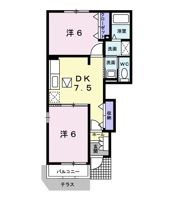 ソレイユKAWABATAの間取り画像