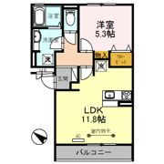 セジュールZENⅢ Cの間取り画像