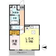 サニーフラット Eの間取り画像