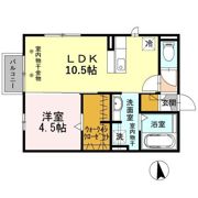 Rise(ﾗｲｽﾞ) A棟の間取り画像
