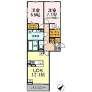 グランツⅠの間取り画像