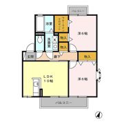 プランドール香流の間取り画像