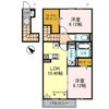 D-room Brlliant (ﾃﾞｨｰﾙｰﾑﾌﾞﾘﾘｱﾝﾄ)の間取り画像