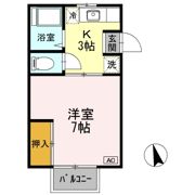 ビューティパレスの間取り画像