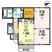 ボン セジュール 北野の間取り画像