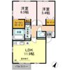 カーム中讃井の間取り画像