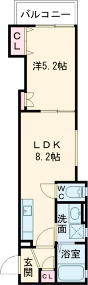 クリエオーレ古川町の間取り画像