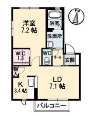 カメーリアⅢの間取り画像