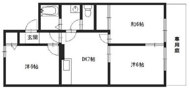 コスモスコートの間取り画像