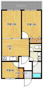 芙蓉コーポの間取り画像