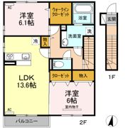 プランドール安岡Ⅳの間取り画像