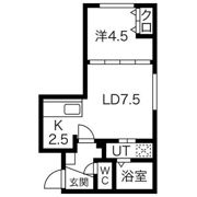 アルファー厚別中央の間取り画像