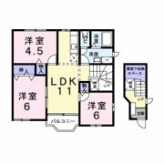 クレストール亀山の間取り画像