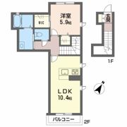 シャーメゾン天山の間取り画像