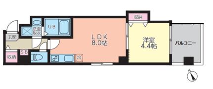 レブリアント松戸の間取り画像