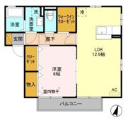 ヴィラージュ Ⅲの間取り画像