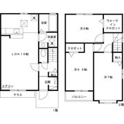 ラフィネ三橋 Cの間取り画像