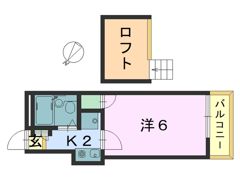 大和高田第22マンションの間取り画像