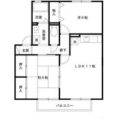 サニーハイツ･学園中の間取り画像