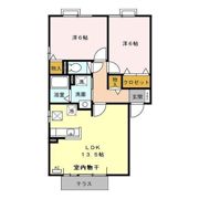 アスコット Cの間取り画像