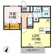 ラ・メージュ倉敷の間取り画像