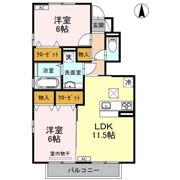 ルミエール A棟の間取り画像